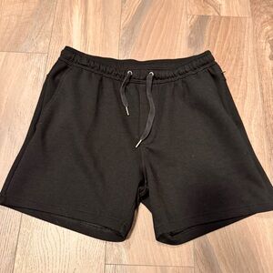 American Eagle Fleece Shorts Large in Black